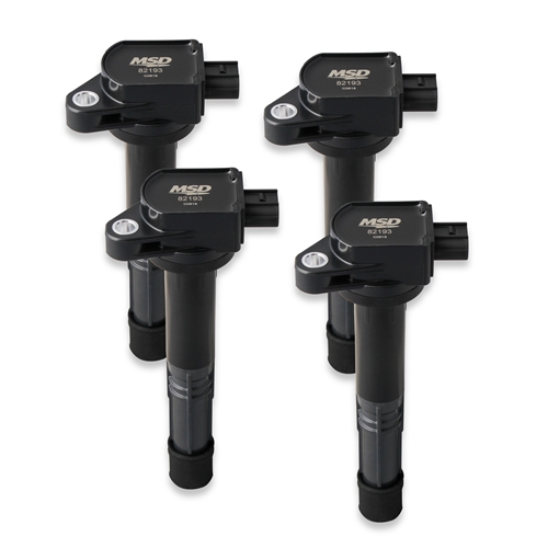 MSD IGNITION COIL - BLASTER SERIES - HONDA/ACURA 2.4L - BLACK - 4-PACK