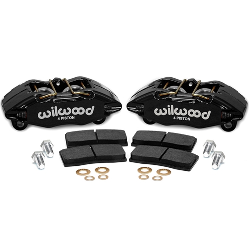 WILWOOD DPHA Front Caliper & Pad Kit - Black