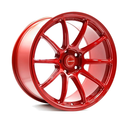 RF03RR 18x8.5 +35 offset 5x114.3 73.1 Cone Hyper Red