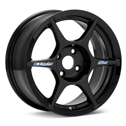 Kosei K1 Racing Gloss Black Painted 15x7.0 4X100 et38