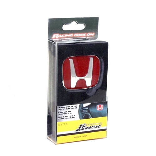 JDM BRAND - HONDA STEERING WHEEL EMBLEM (RED) - Honda Civic 06-22