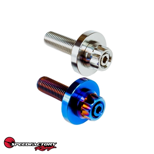 SpeedFactory Racing Titanium Cam Gear Stud Kit - B/H Series VTEC - RAW