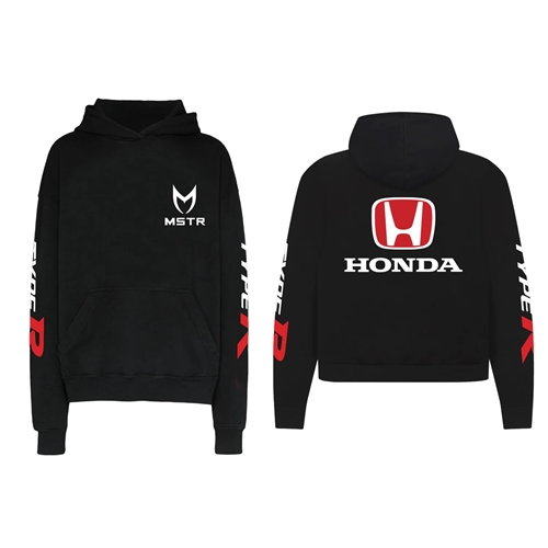 MSTR/Honda TYPE R HOODY - BLACK