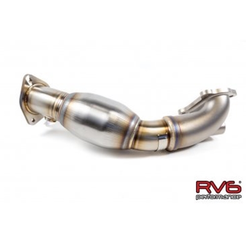 RV6 Downpipe - Honda Civic 2.0 16-23 w/cat