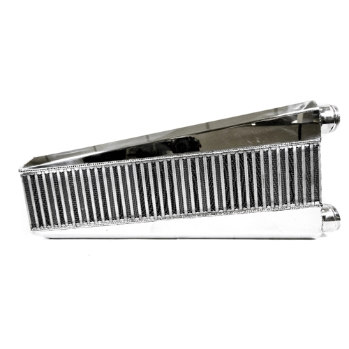 Private Label MFG Intercooler - Vertical Flow Intercooler Dual 2.50" Inlet / Outlet