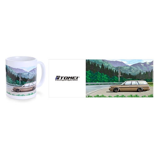 TOMEI COFFEE MUG WHITE GX70G MARK-2 WAGON IIZU TOUGE