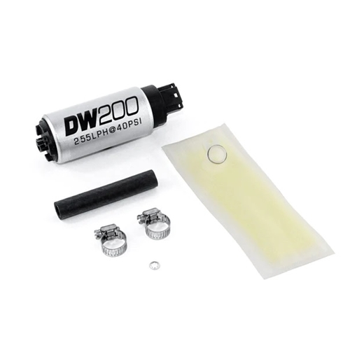 DEATSCHWERKS DW200 series, 255lph in-tank fuel pump w/ install kit for Integra 94-01 and Civic 92-00