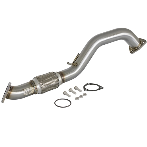 AFE/Takeda Twisted Steel 2-1/2 IN Mid-Pipe 304 Stainless Steel Honda Civic / Civic Si 16-21 L4-1.5L (t)