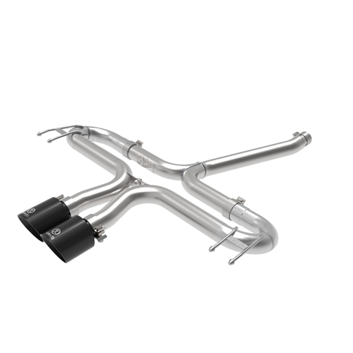 AFE/Takeda 2-1/2 IN 304 Stainless Steel Axle-Back Exhaust System - Honda Civic Sport 16-21 L4-1.5L (t) - Black Tips