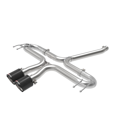 AFE/Takeda 2-1/2 IN 304 Stainless Steel Axle-Back Exhaust System - Honda Civic Sport 16-21 L4-1.5L (t) - Carbon Tips